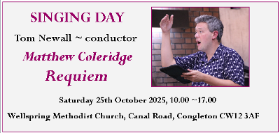 Come and sing Requiem by Matthew Coleridge