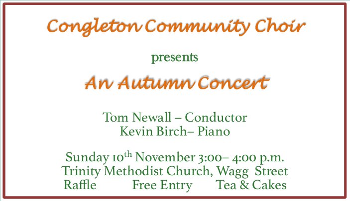 Community Choir Autumn Concert