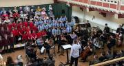 1 Tom conducting choir and orchestra