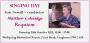 Come and sing Requiem by Matthew Coleridge