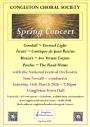 Choral Society: Spring Concert Choral Society: Spring Concert