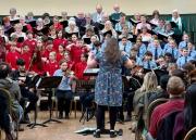 6. Phoebe conducting choir and orchestra