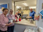 Some of our members helping with the drinks