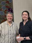 Tom and Rachel at the Singing Day